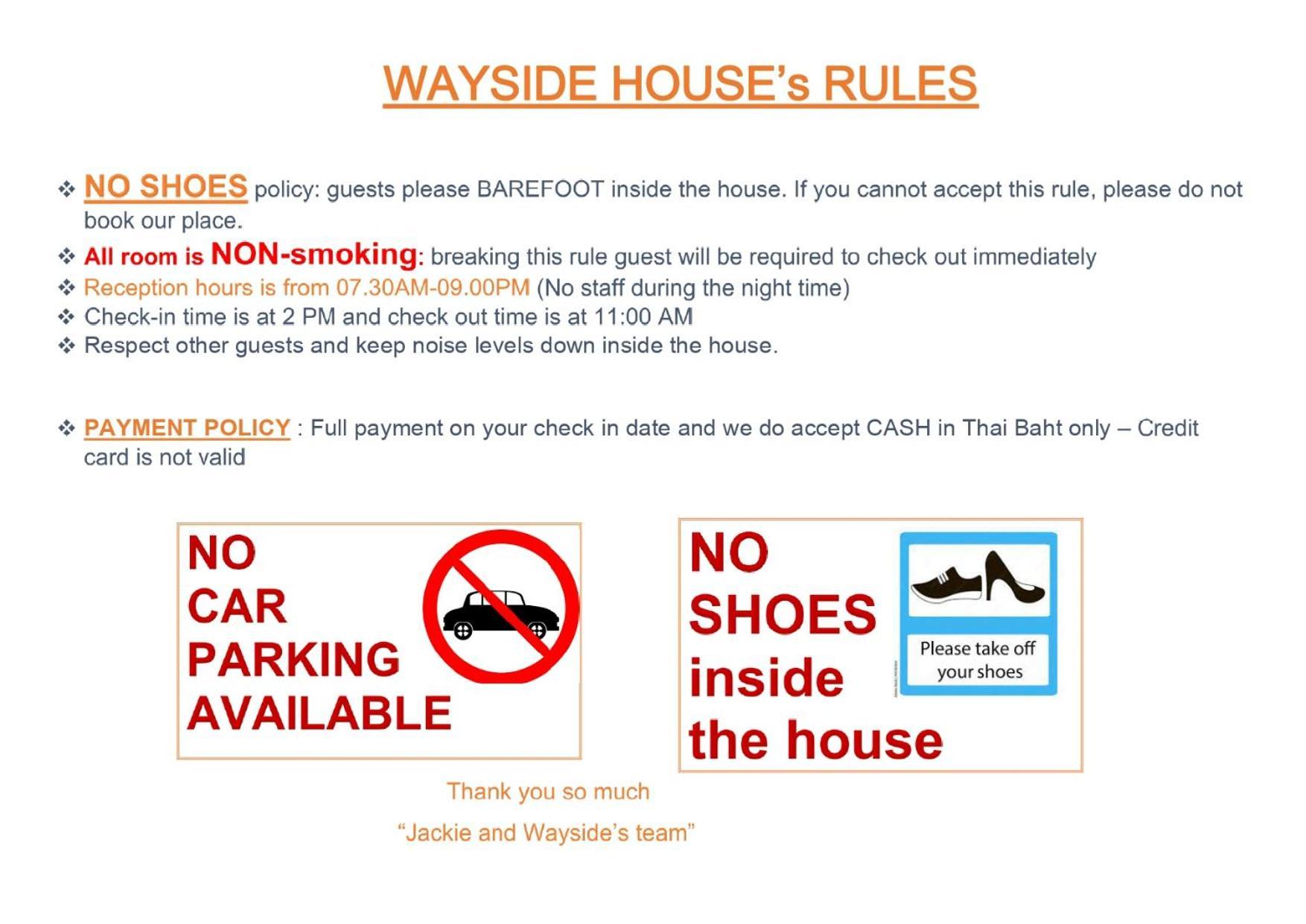 Wayside Guesthouse Chiang Mai Ngoại thất bức ảnh